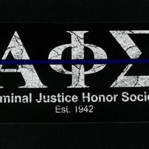Criminal Justice Honor Society logo, 1942.