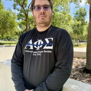 Criminal Justice Honor Society member