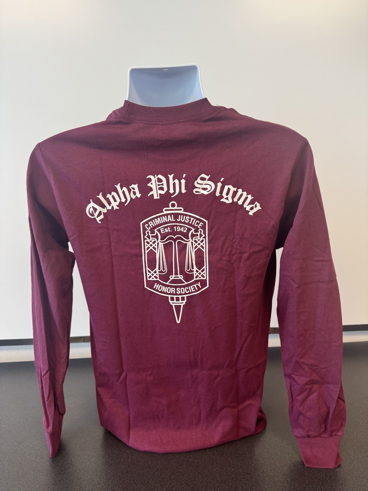 Signature Key Long Sleeve T-Shirt - Maroon - Image 3