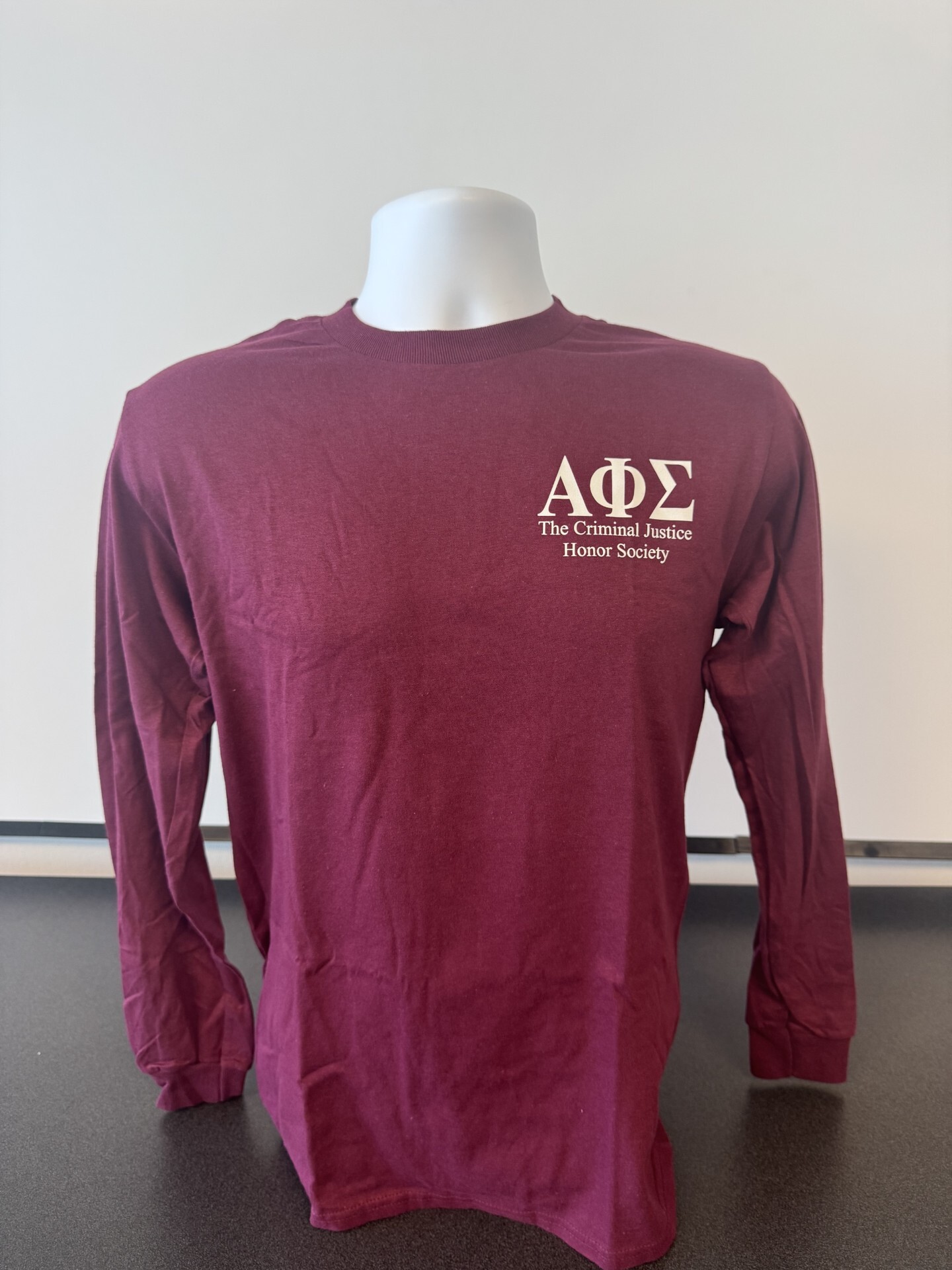 Signature Key Long Sleeve T-Shirt - Maroon