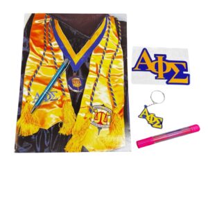 Criminal Justice Honor Society graduation stole and gifts